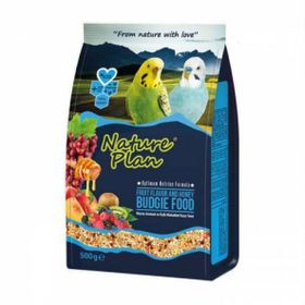 Nature Plan 500 gr Budgie Meyveli Muhabbet Kuşu Yemi