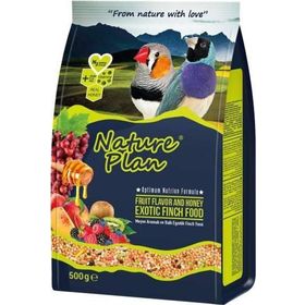 Nature Plan 500 gr x 5 Adet Meyveli ve Ballı Egzotik Finch Yemi