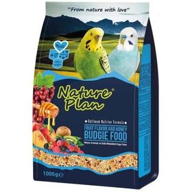 Nature Plan Meyve Aromalı ve Ballı 1000 gr Muhabbet Kuşu Yemi