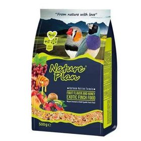 Nature Plan Meyve Aromalı ve Ballı Egzotik 500 gr Finch Yemi