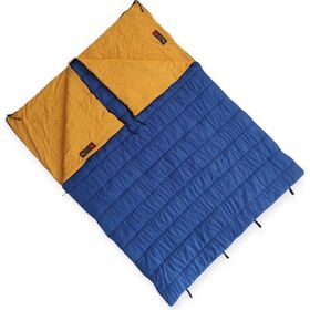 Naturecamp Elika 200 Plus Mavi -5 Derece Birlesebilir Cift Kisilik Yastikli Uyku Tulumu