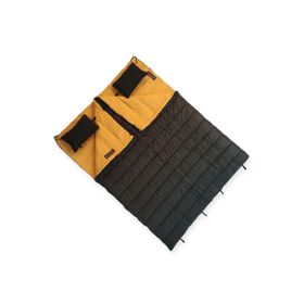 Naturecamp Elika 350 Plus Haki -15 Derece Birlesebilir Cift Kisilik Yastikli Uyku Tulumu