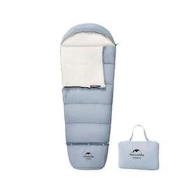 Naturehike C180 Ultralight -8 Derece Pamuklu Sağ Mavi Çocuk Uyku Tulumu