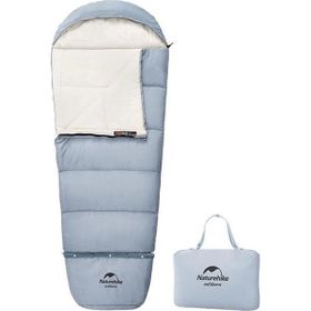 Naturehike C180 Ultralight -8 Derece Pamuklu Sol Mavi Çocuk Uyku Tulumu