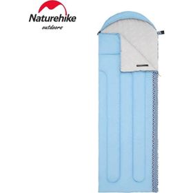 Naturehike L250 Zarf Tarzı Kapüşonlu -10 Derece Sağ Mavi Uyku Tulumu