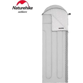 Naturehike L350 Zarf Tarzı -15 Derece Kapüşonlu Sol Gri Uyku Tulumu