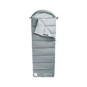 Naturehike M400 Pongee Pamuklu -18 Derece Sağ Gri Uyku Tulumu