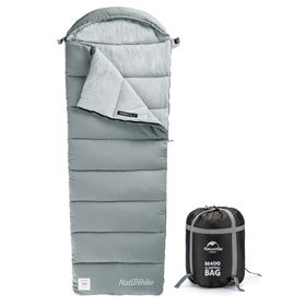 Naturehike M400 Pongee Pamuklu -18 Derece Sağ Gri Uyku Tulumu