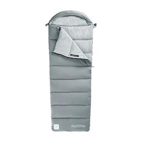 Naturehike M400 Pongee Pamuklu -18 Derece Sağ Gri Uyku Tulumu