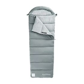 Naturehike M400 Pongee Pamuklu -18 Derece Sağ Gri Uyku Tulumu