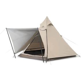 Naturehike Moğol Glamping 4 Kişilik Bej Piramid Çadır