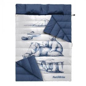 Naturehike Zarf Tarzı Yastıklı Çift Kişilik Pamuklu Uyku Tulumu