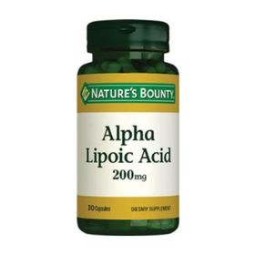 Nature's Bounty Alpha Lipoic Acid 200 mg 30 Kapsül