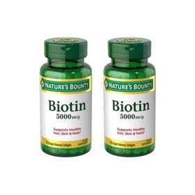 Nature's Bounty Biotin 5000 mcg 72 Kapsül