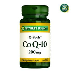 Nature's Bounty CoQ-10 200 mg 10x30 Kapsül