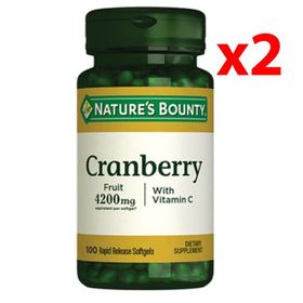 Nature's Bounty Cranberry Vitamin C 100 Kapsül