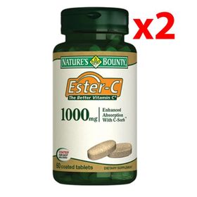 Nature's Bounty Ester-C Vitamin C 1000 mg 2x60 Tablet
