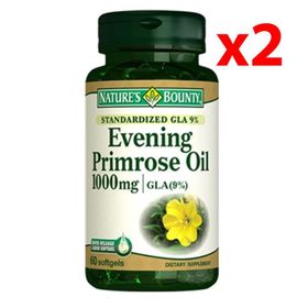 Nature's Bounty Evening Primrose Oil 1000 mg 2x60 Kapsül