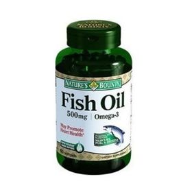 Nature's Bounty Fish Oil Omega 3 Plus Vitamin D3 60 Softgels Bitkisel Besin Desteği