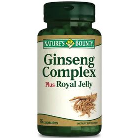 Nature's Bounty Ginseng Complex Plus Royal Jelly 75 Kapsül