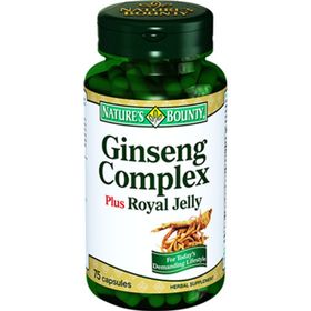 Nature's Bounty Ginseng Complex Plus Royal Jelly 75 Kapsül
