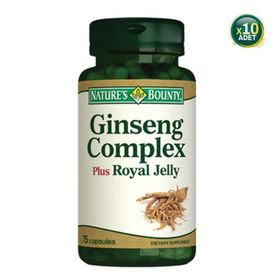 Nature's Bounty Ginseng Complex Plus Royal Jelly 75 Kapsül
