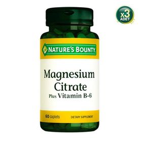 Nature's Bounty Magnesium Citrate Plus Vitamin B6 3x60 Tablet