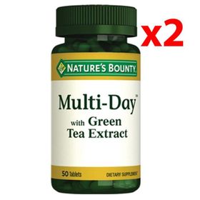 Nature's Bounty Multi-Day with Green Tea Extract 2x50 Tablet