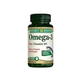 Nature's Bounty Omega-3 Plus Vitamin D3 60 Yumuşak Kapsül