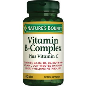 Nature's Bounty Vitamin B Complex Plus Vitamin C Biotin 60 Tablet