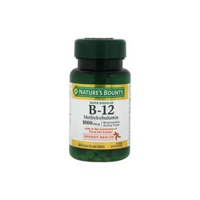 Nature's Bounty Vitamin B12 1000 mcg 60 Dilaltı Tablet