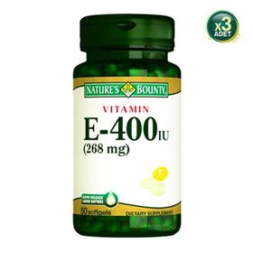 Nature's Bounty Vitamin E 400 IU 3x50 Kapsül