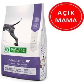 Natures Protection 1 kg Açık Adult Kuzu Etli Yetişkin Köpek Maması