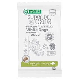 Nature's Protection Hipoalerjenik Dental Balıklı Beyaz Tüylü 150 gr Köpek Ödül Maması