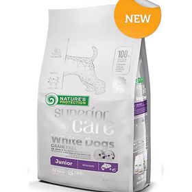 Natures Protection Superior Junior Care Beyaz Tahılsız Somon 1,5 kg Köpek Maması