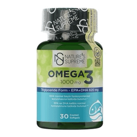 Nature's Supreme 1000 Mg 30 Kapsül Omega 3