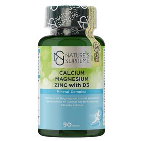 Nature's Supreme Calcium Magnesium Zinc Vitamin D3 90 Tablet