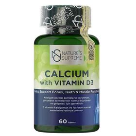 Nature's Supreme Calcium Vitamin D3 60 Tablet