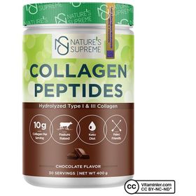 Nature's Supreme Collagen Peptides Çikolata Aromalı 400 gr Toz