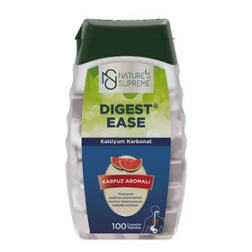 Nature's Supreme Digest Ease Karpuz Aromalı 100 Çiğnenebilir Tablet