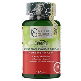 Nature's Supreme Ester-C Vitamin C 1000 mg Citrus 120 Tablet