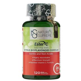Nature's Supreme Ester-C Vitamin C 500 mg Citrus 120 Kapsül