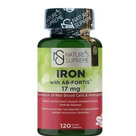 Nature's Supreme Iron Demir 17 mg 120 Kapsül