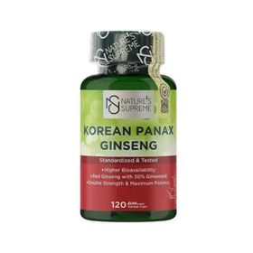 Nature's Supreme Korean Panax Ginseng 120 Kapsül