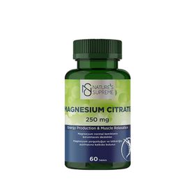 Nature's Supreme Magnesium Citrate 250 mg İçeren 120 Tablet