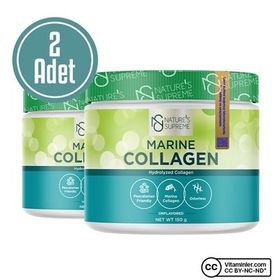Nature's Supreme Marine Collagen Aromasız 2x150 gr Toz