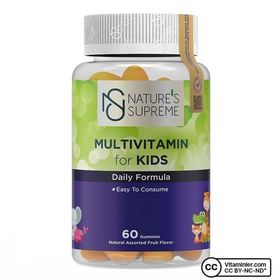 Nature's Supreme Multivitamin for Kids Daily Formula 60 Çiğnenebilir Tablet
