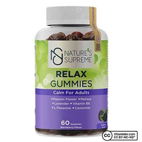 Nature's Supreme Relax Gummies 60 Çiğnenebilir Tablet
