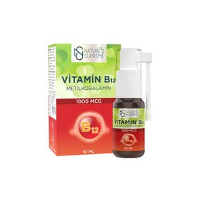 Nature's Supreme Vitamin B12 Methylcobalamin 1000 mcg 10 ml Sprey