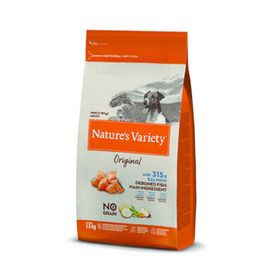 Nature's Variety Norveç Somonlu Tahılsız Mini Irk Yetişkinlere Özel 1.5 kg Köpek Maması